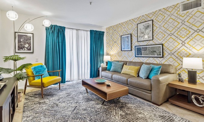 Downtown Palm Springs Condo | Downtown Oasis: Stylish 2 BR with Pool & Pet-Friendly Perks