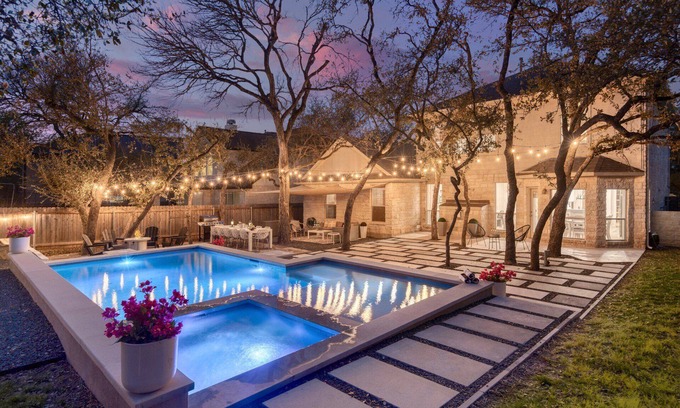 The Hielscher House | Downtown Retreat with Pool, Hot Tub & Game Room Fun