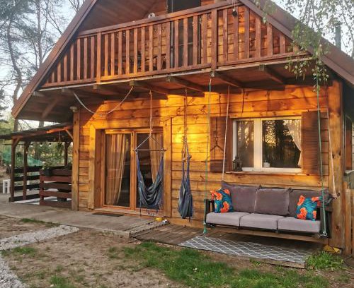 gmina Zabrodzie House | Tranquil Dream Forest Cabin with Ocean View & Pool