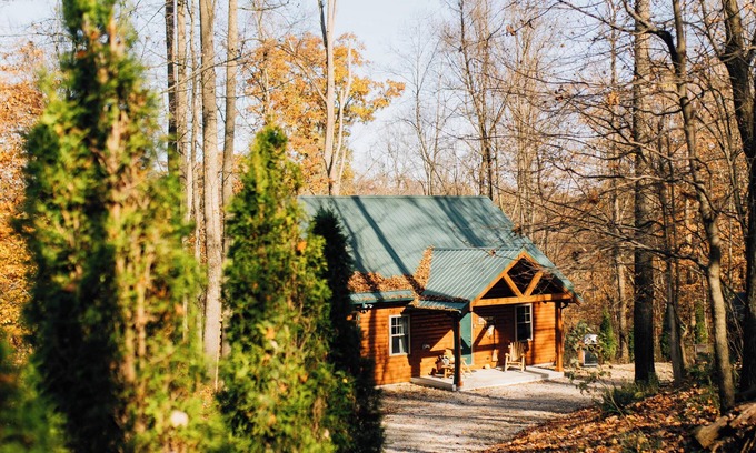 Millersburg Cabin | Unwind at Dream On by Rocky Hill Cabins with Spa & Ocean View