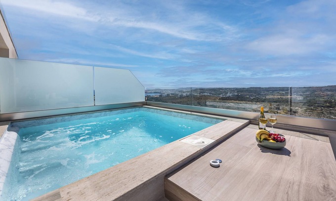 Mellieha Apartment | Private Pool Oasis with Breathtaking Sunsets Awaits You