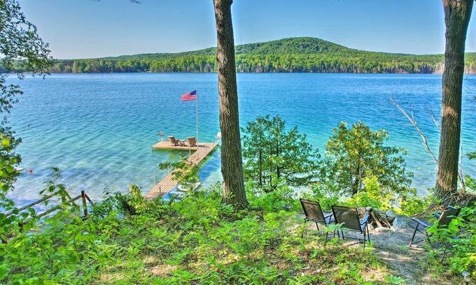 Boyne Falls Cabin | Scenic Cabin by Thumb Lake: Swim, Fish & Relax in Comfort