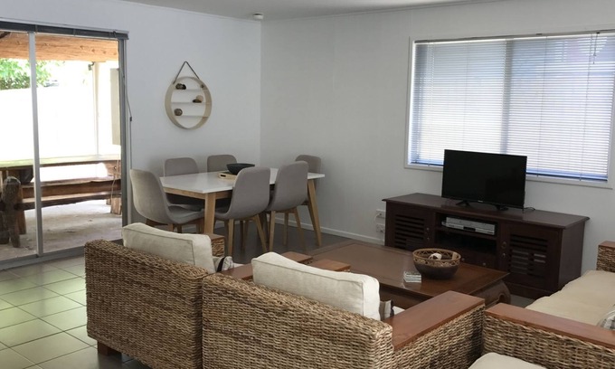 Brisbane Waterfront House | Oceanfront Driftwood Beach House - Rated 9.8 by Guests