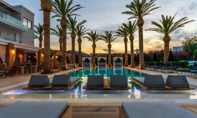 Malia Apartment | Experience Drossia Palms Hotel & Nisos Beach Suites Today