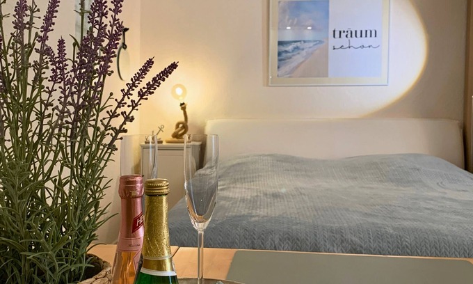 Duhnen Apartment | Coastal Retreat: Duhnentraum with Ocean View & Spa Amenities