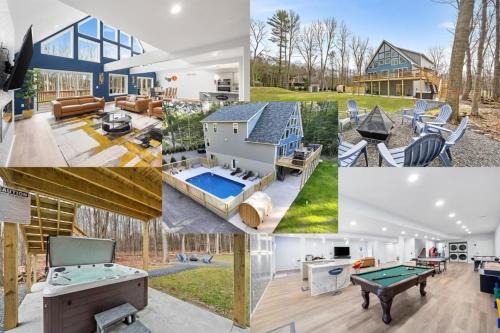 Pocono Lake Villa | Idyllic Dulce Retreat with Pool and Hot Tub Bliss