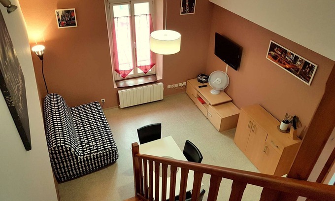 Digne-les-Bains Apartment | Cozy 1-Bedroom Duplex in Downtown with Garage Access