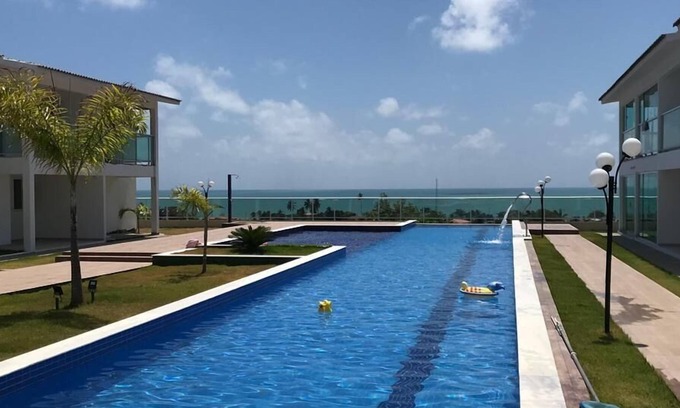 Village Jacuma Apartment | Exceptional Duplex with Pool and Ocean View in Jacumã