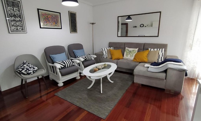 Cuchia Apartment | Family-Friendly Duplex Steps from Cuchia Beaches & Ocean Views