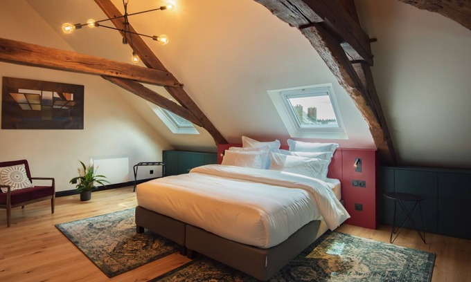 Dinan Apartment | Spacious Duplex for Four in Medieval City with Free Parking