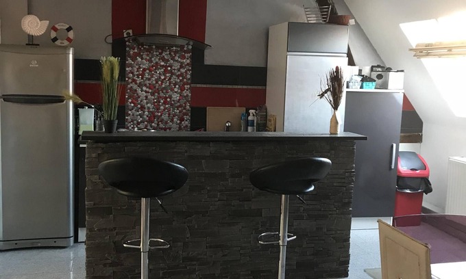 Mulhouse Apartment | Cozy Duplex F4 in Historic Center with Kitchen Amenities