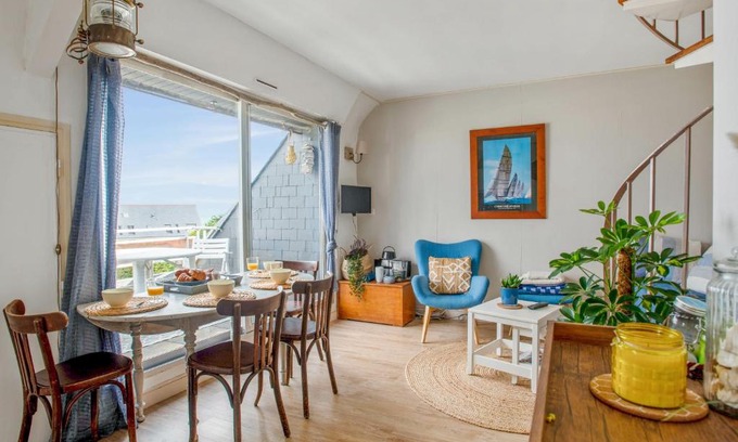 Quiberon Apartment | Oceanfront Duplex with Magnificent Sea Views - Le Studio d'Adal