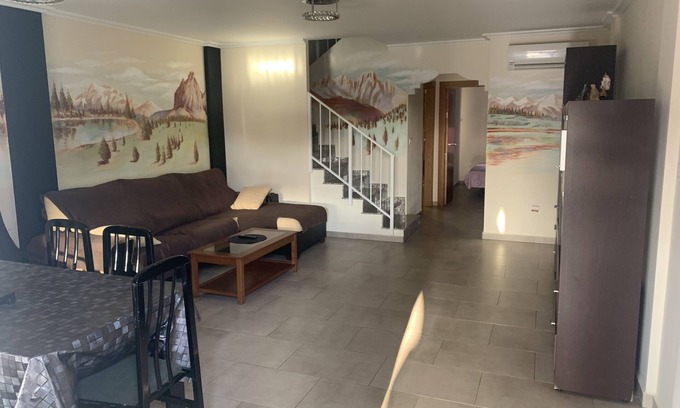 Santiago de la Ribera House | Beachside Duplex Retreat with Pool and Kitchen Amenities