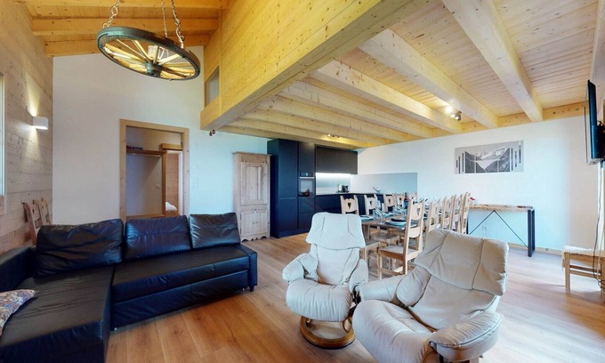 Saint-Pierre-de-Clages House | Duplex in Nendaz near Ski Lift 4 Valleys