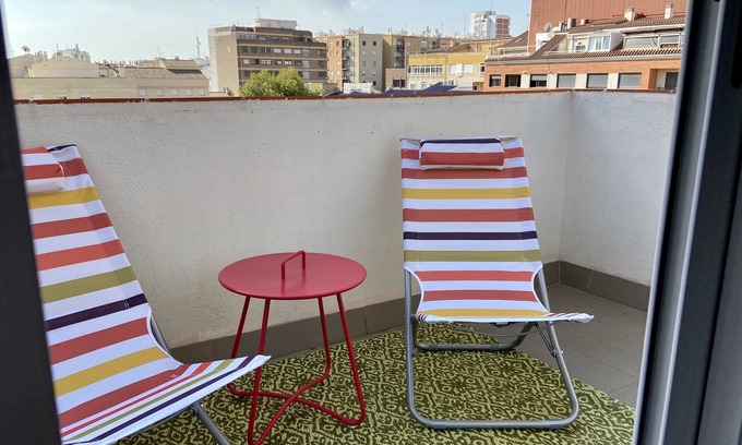 Castello de la Plana Apartment | Stylish Duplex Penthouse with Oceanfront Views in Castellón