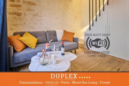 Veneux-les-Sablons Apartment | Convenient Duplex Near Fontainebleau & INSEAD - 9/10 Rating