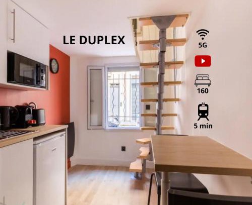 Saint Michel - Mairie Apartment | Budget-Friendly Stay at Duplex-Université with Great Reviews