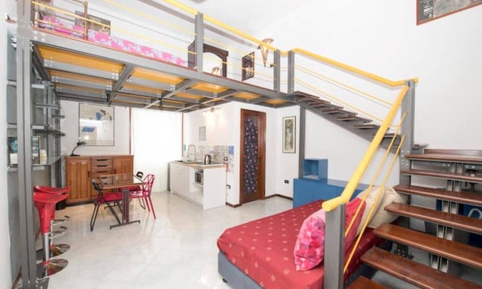 Portici Apartment | Duplex with Vesuvius Views and Oceanfront Amenities