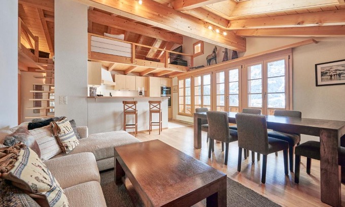Grindelwald Apartment | Experience Eagle's Nest: Kid-Friendly Retreat with Kitchen