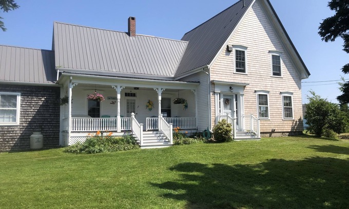 Jonesport Other | Historic Bayfront Farmhouse with Ocean Views & Pool