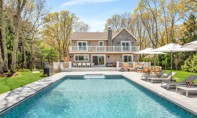 East Hampton North House | Exquisite East Hampton Escape with Pool & Family Amenities