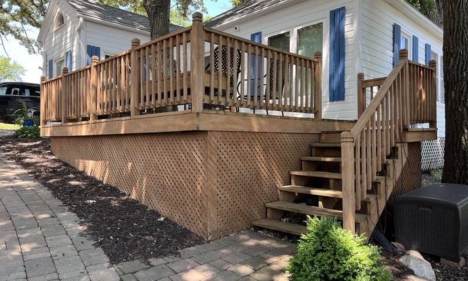 Okoboji Cabin | Scenic East Lake Okoboji Cabin with Ocean and Lake Views