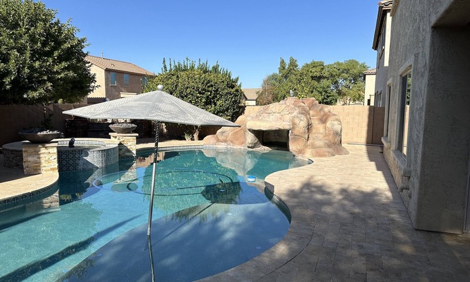 Mesa House | Experience East Mesa Rock Slide Paradise with a Private Pool