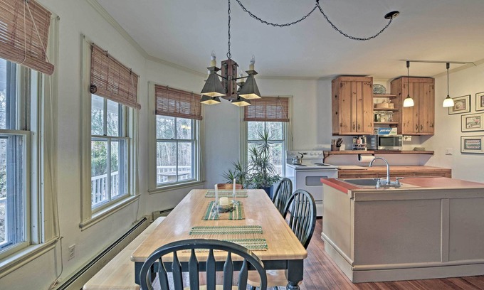 Tisbury House | Idyllic Vineyard Haven House with Beach Access & Ocean Views