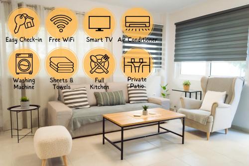 Ilioupoli Apartment | Relaxing Oceanfront Escape with Breakfast & Kids' Fun