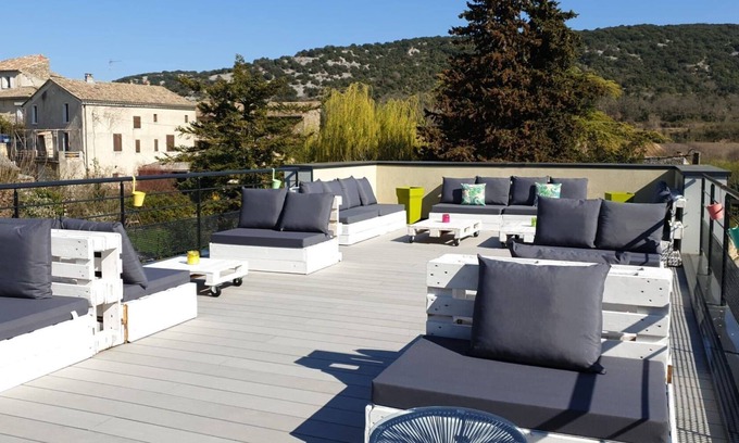 Saint-Andre-de-Roquepertuis House | Group Gîte with Oceanfront Views near Ardèche and Cèze