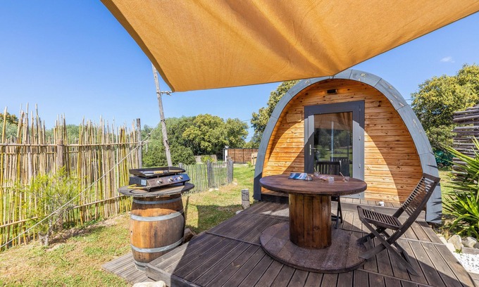Montegrosso Cabin | Discover Eco Lodge "Casella Leccia" with Ocean Views