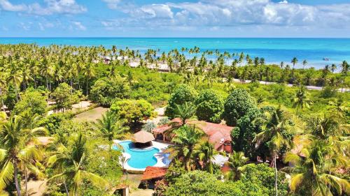 Japaratinga Hotel | Eco Pousada Paraíso dos Coqueirais: Pool & Ocean Views