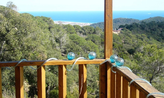 Santa Susanna House | Ecoart WOODEN HOUSE COSTA BRAVA WITH SEA VIEWS AND MOUNTAINS