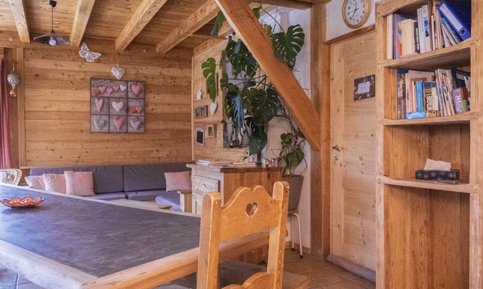 Saint-Martin-de-Queyrieres House | Eco-Friendly Retreat Near Briancon with Spa & Pool Access