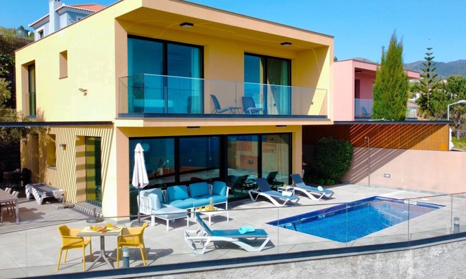 Prazeres House | Elegant Eden Sun Villa with Pool & Panoramic Views