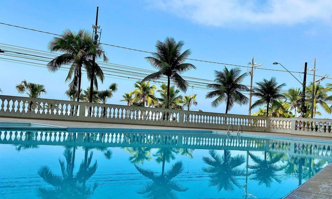 Vila Assuncao Apartment | Enjoy Ocean Views at Edifício São Rafael with Pool & Spa