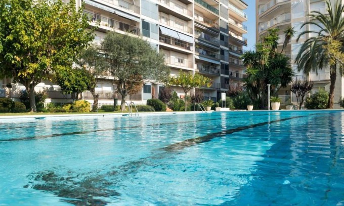 Calella Apartment | Oceanfront Bliss at Edificio Blanqueries by Interhome