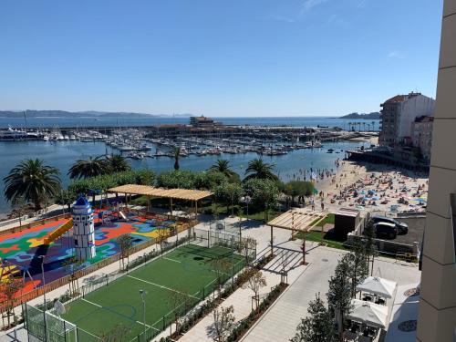 Sanxenxo Apartment | Oceanfront Escape at Edificio el Parque - Guest Rated 9.9