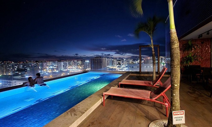 Jatiuca Apartment | Oceanfront Retreat: Edifício SKY Apto 410 with Pool & Spa