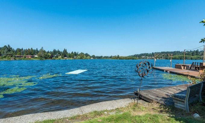 Edmonds House | Scenic Edmonds Lakefront Home with Ocean and Lake Views