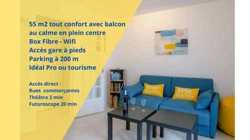 Poitiers Apartment | Family-Friendly Stay at Edouard Grimaux - Rated 9/10