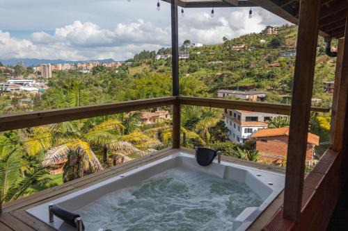 El Penol House | Relaxing EDYMA Cabaña with Hot Tub for Your Next Getaway