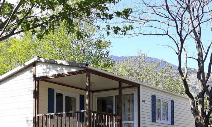 Saint-Andre-d'Embrun House | Cozy Eglantine Mobile Home with Oceanfront Pool Access