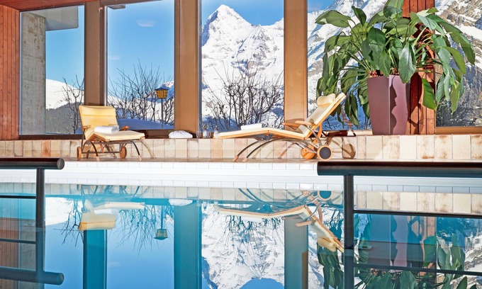 Murren Hotel | Elegant Eiger Mürren Hotel: Guest Rated 9.8, Spa & Pool