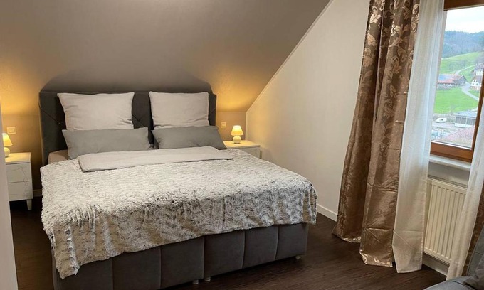 Ottenhofen im Schwarzwald Apartment | Unique Nature Retreat Apartment with Child-Friendly Amenities