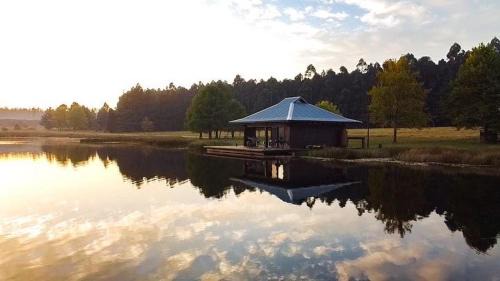 Karkloof Nature Reserve Other | eKuthuleni - Lakefront Wooden Cabin with Ocean Views