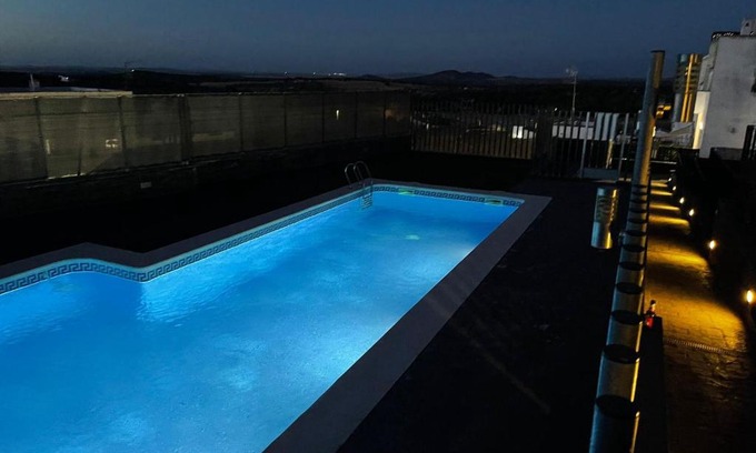 Segura de Leon Apartment | Discover El Barro Colorao: Pet-Friendly Retreat with Pool