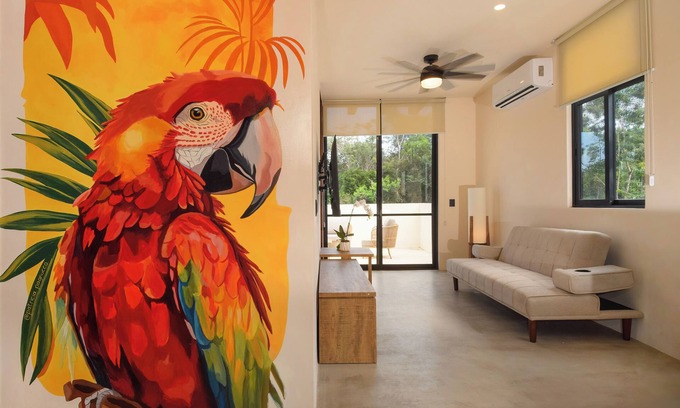 Ek Balam Village Condo | El Guacamaya 107 Penthouse at Tuane Tulum