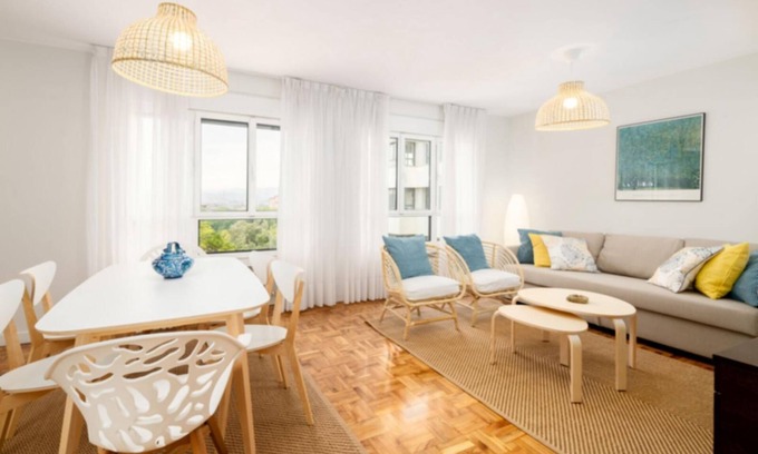 Gijon-Este Apartment | El Muro 22: Beachfront Retreat with Spa & Pet-Friendly Options