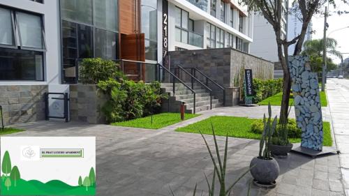 Sector 1 Apartment | Elegant EL PRAT Luxury Apartment with Ocean View in Lima